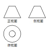 圆柱d.棱台一个几何体的三视图如图所示,则该几何体可以是)1.